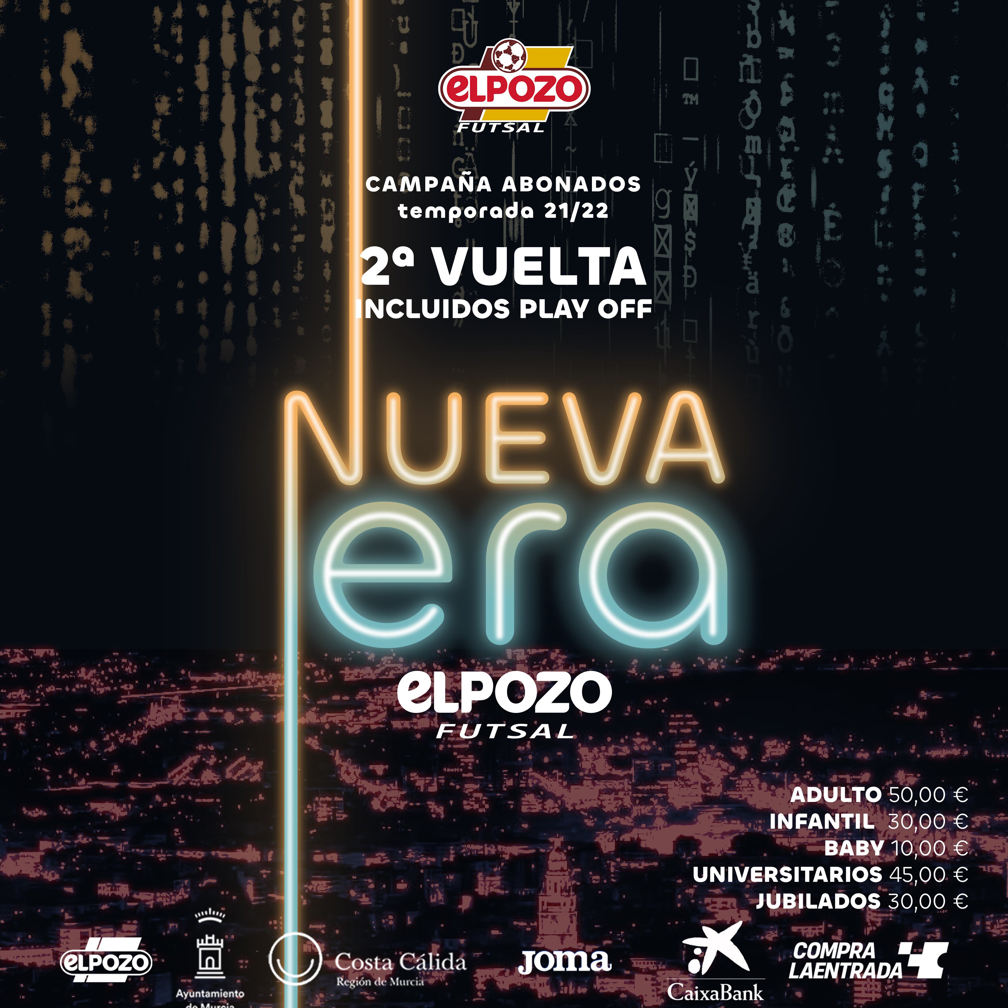 Abono ElPozo Murcia segunda vuelta 21/22