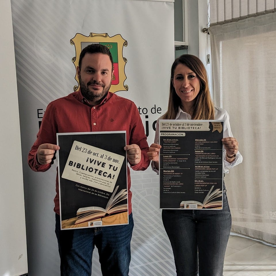 Presentación de la Semana de la Biblioteca en Marmolejo.