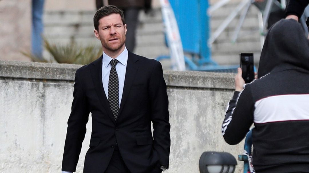 Xabi Alonso durante el juicio en la Audiencia de Madrid