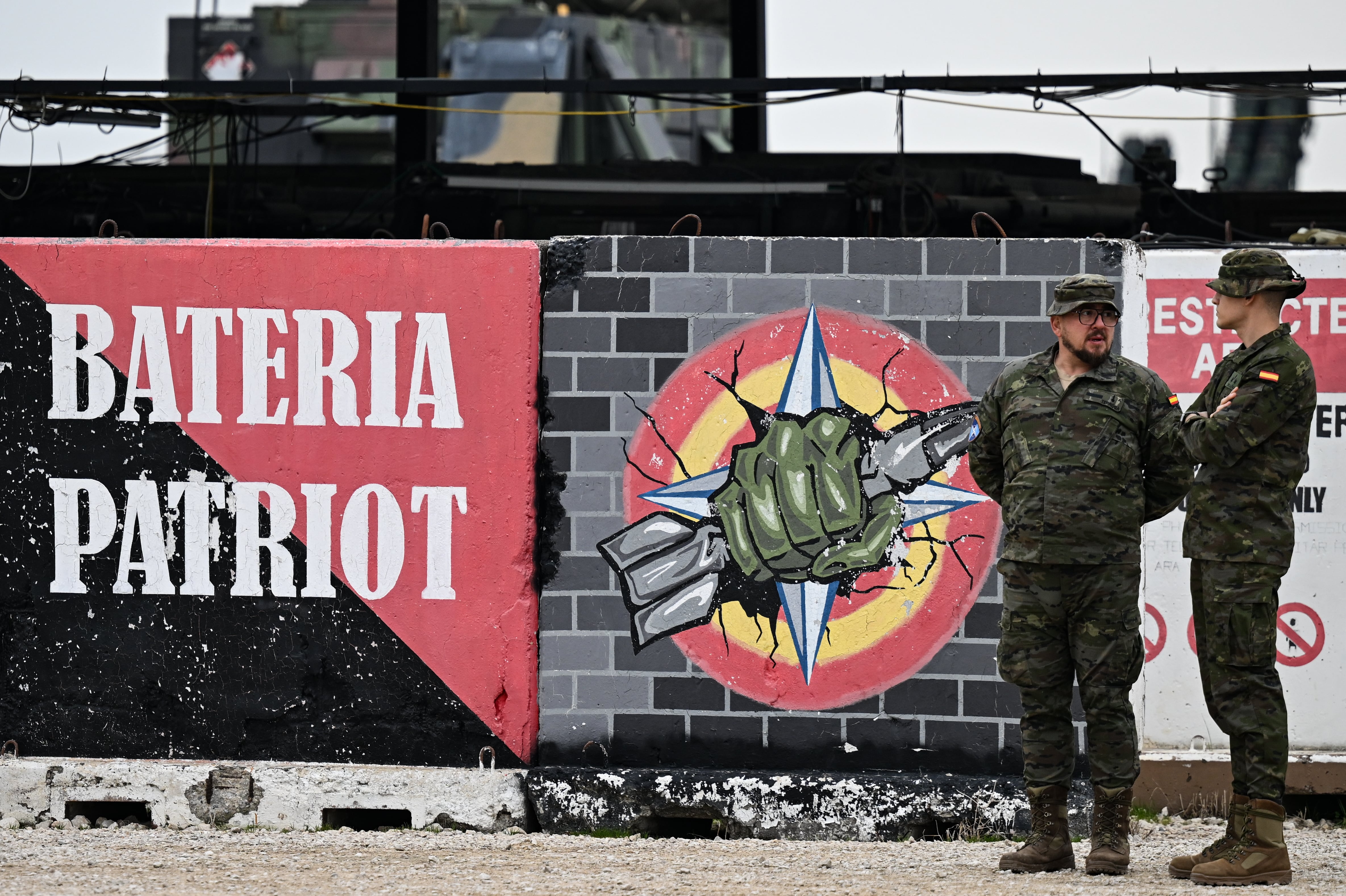 Soldados españoles en la base turca de Incirlik el pasado mes de febrero