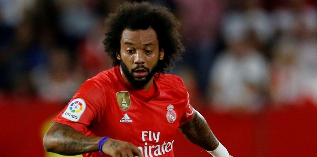 Marcelo, durante el partido ante el Sevilla del pasado miércoles