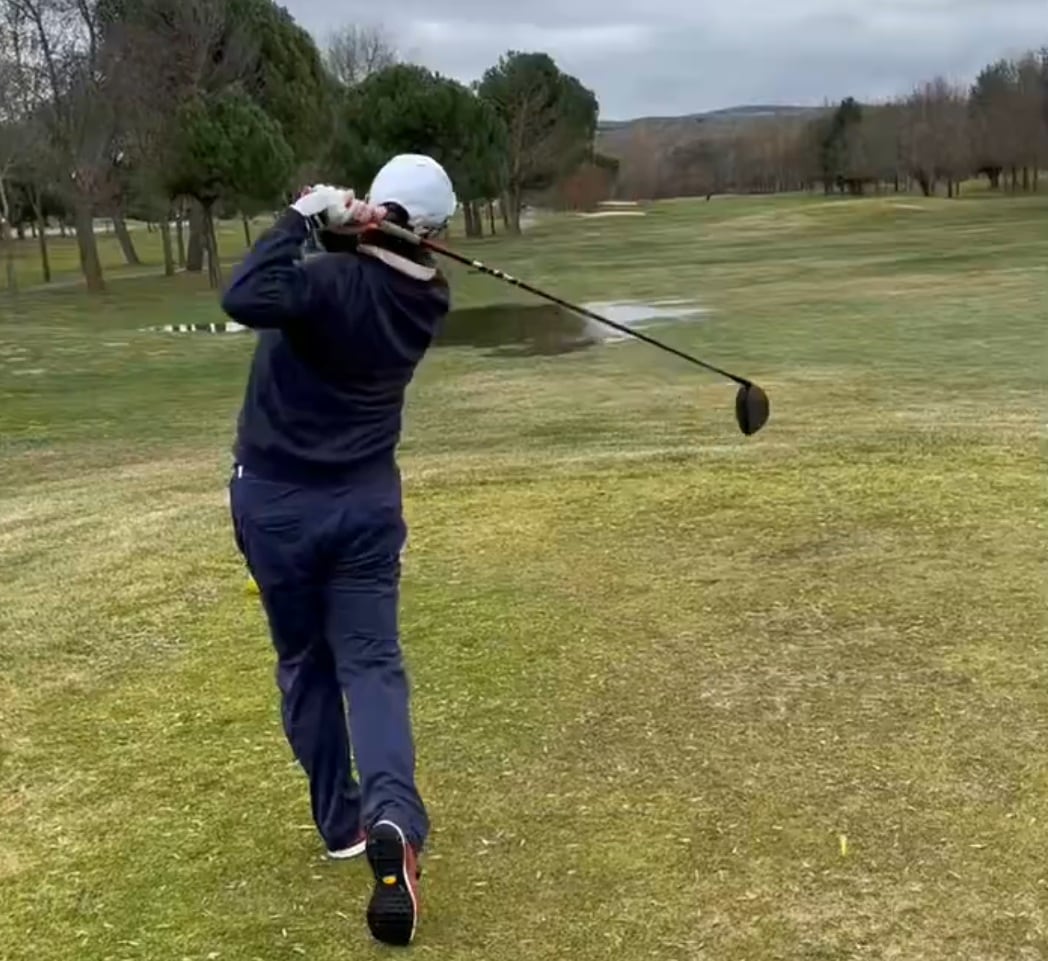 Marta Muñoz, durante un entrenamiento en Naturávila