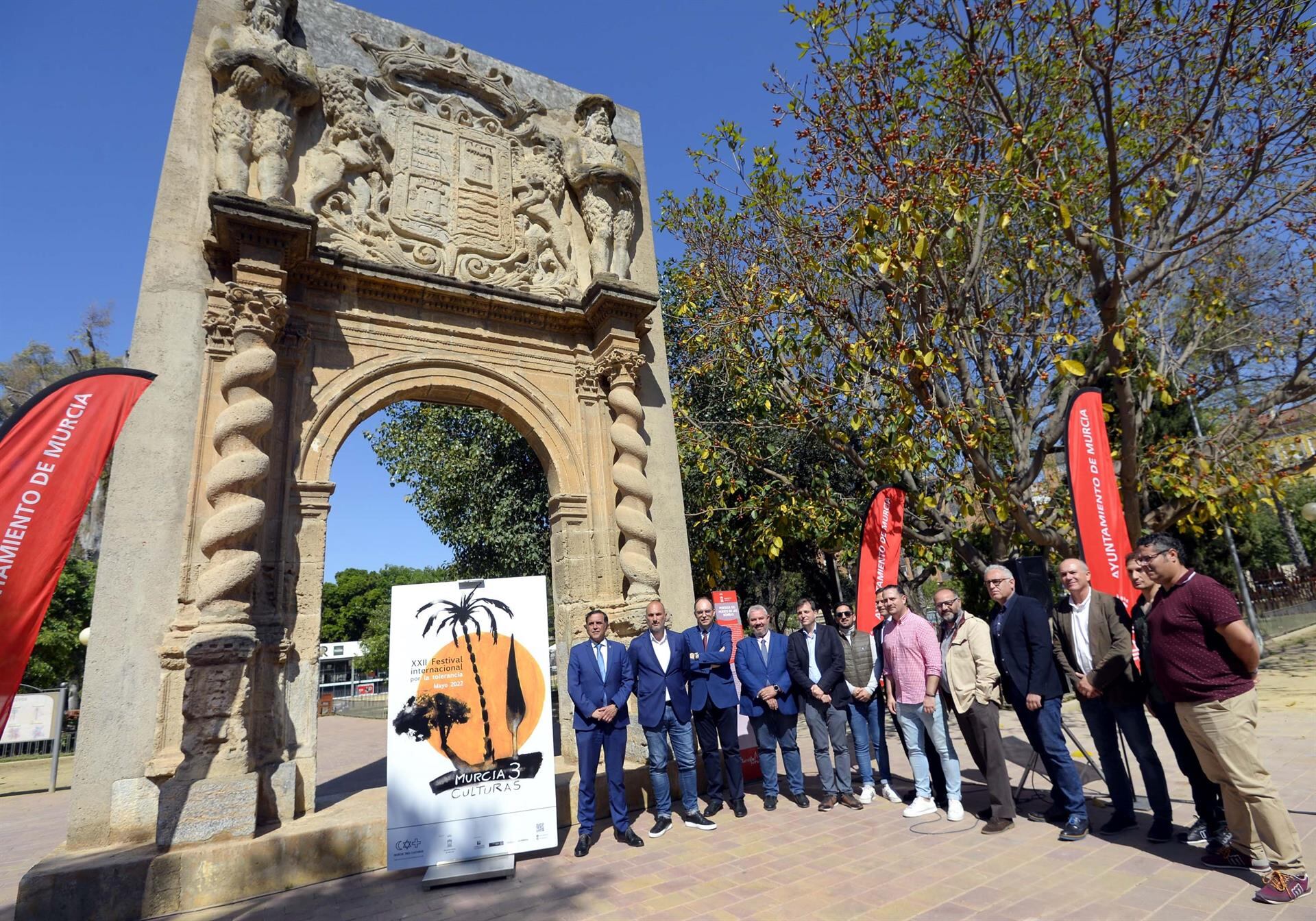 Presentación de Murcia Tres Culturas en el Paseo de El Malecón de Murcia