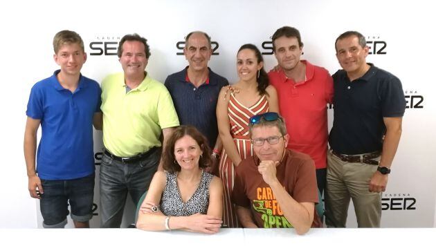 Junto a José Manuel Albentosa, César Bañuls, Lidia Verdú, Pere Rostoll, Carlos Arcaya y sentados: Esther Blat y Jesús Jurado