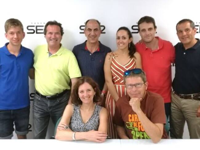 Junto a José Manuel Albentosa, César Bañuls, Lidia Verdú, Pere Rostoll, Carlos Arcaya y sentados: Esther Blat y Jesús Jurado