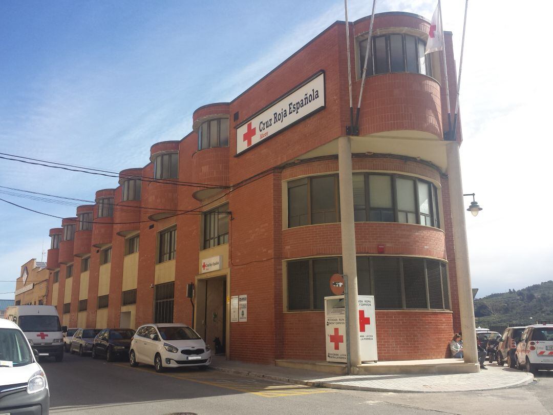 La sede de Cruz Roja en Alcoy, en imagen de archivo.