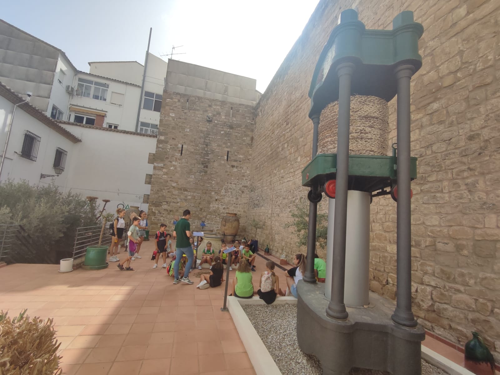 Patio del Centro Olivar y Aceite de Úbeda.