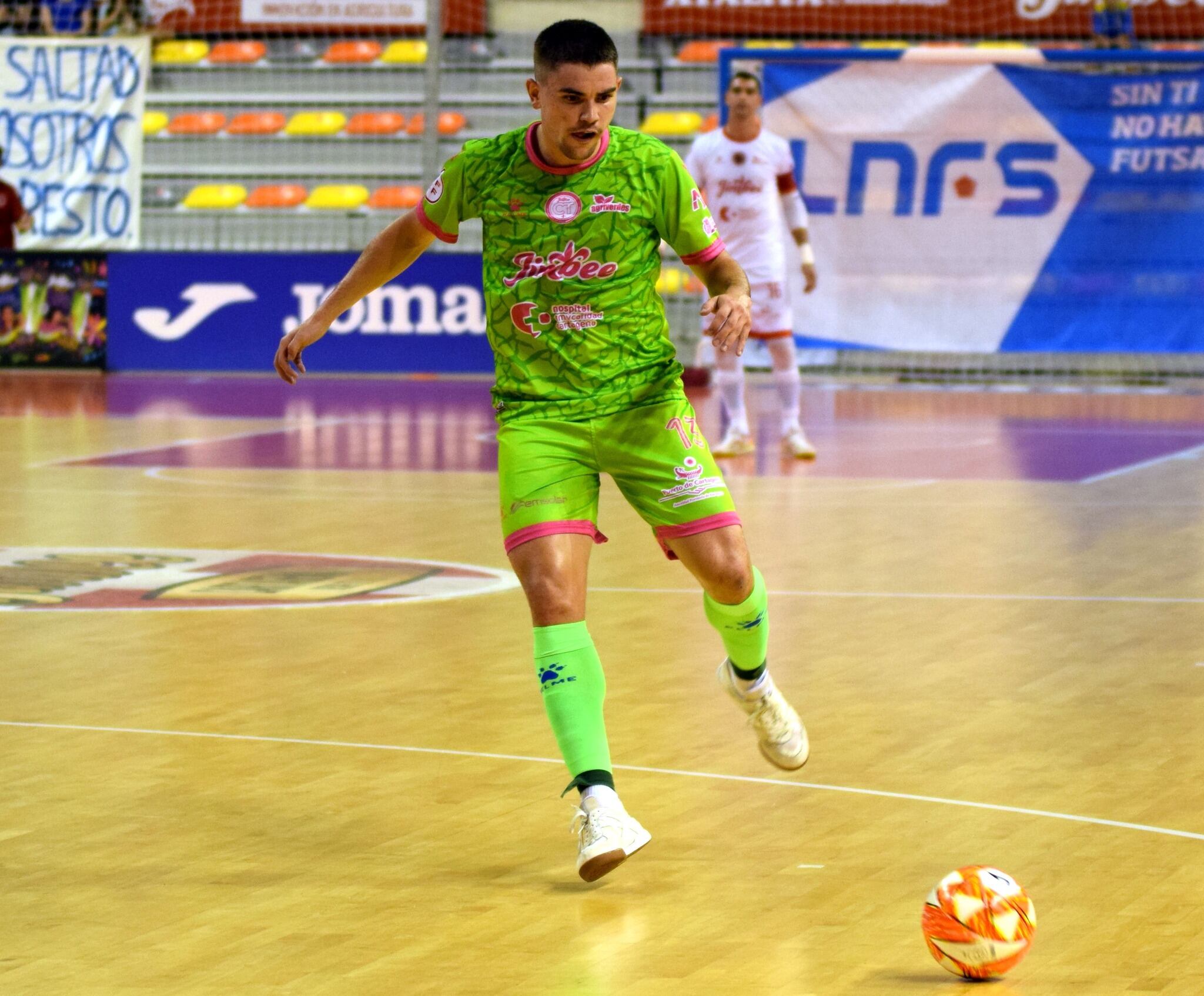 Mellado durante un partido en el Palacio de los Deportes