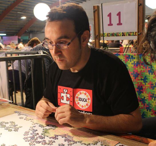 Fernando Iglesias, durante el Campeonato de Europa