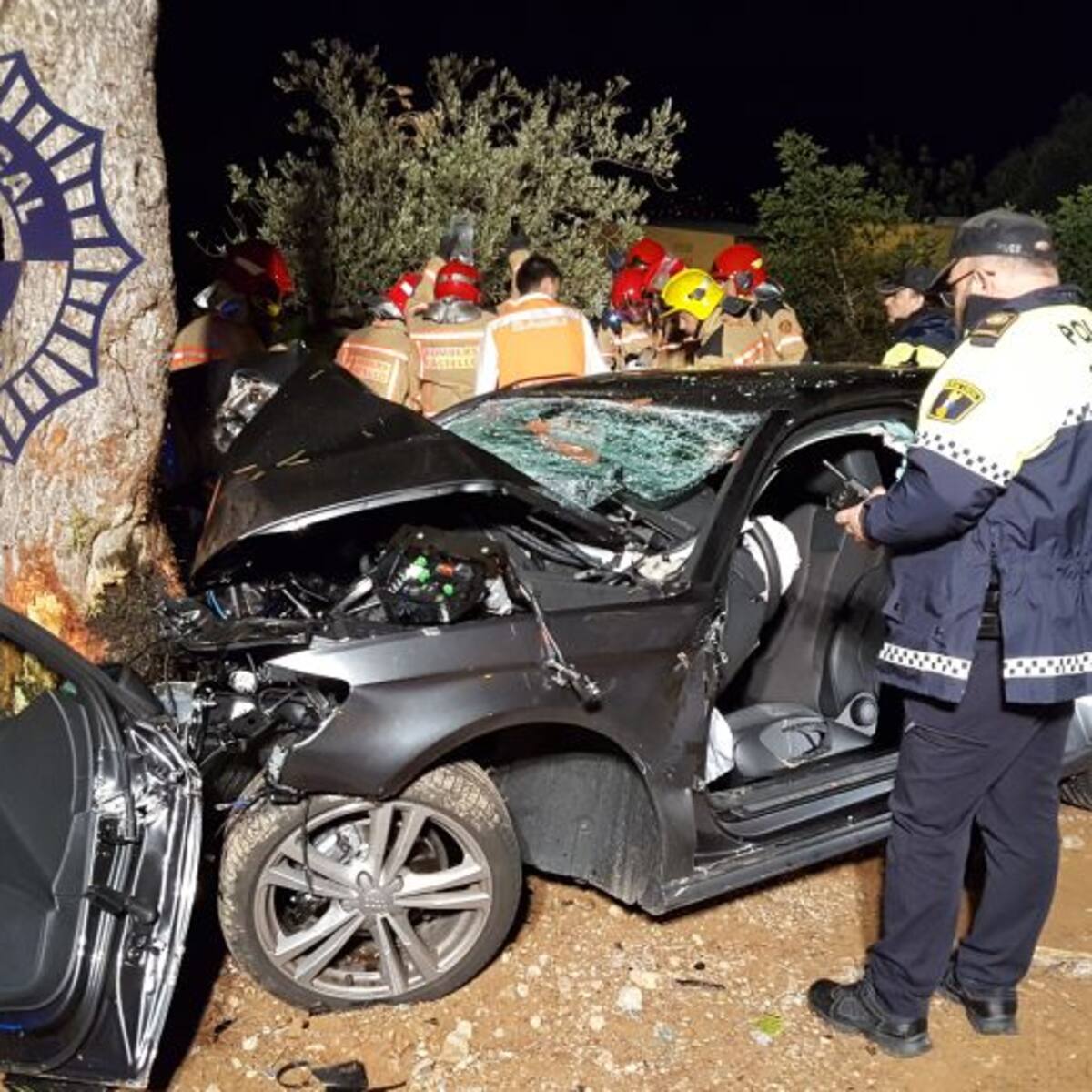 Un herido grave en un accidente en la carretera del Desert de Les Palmes