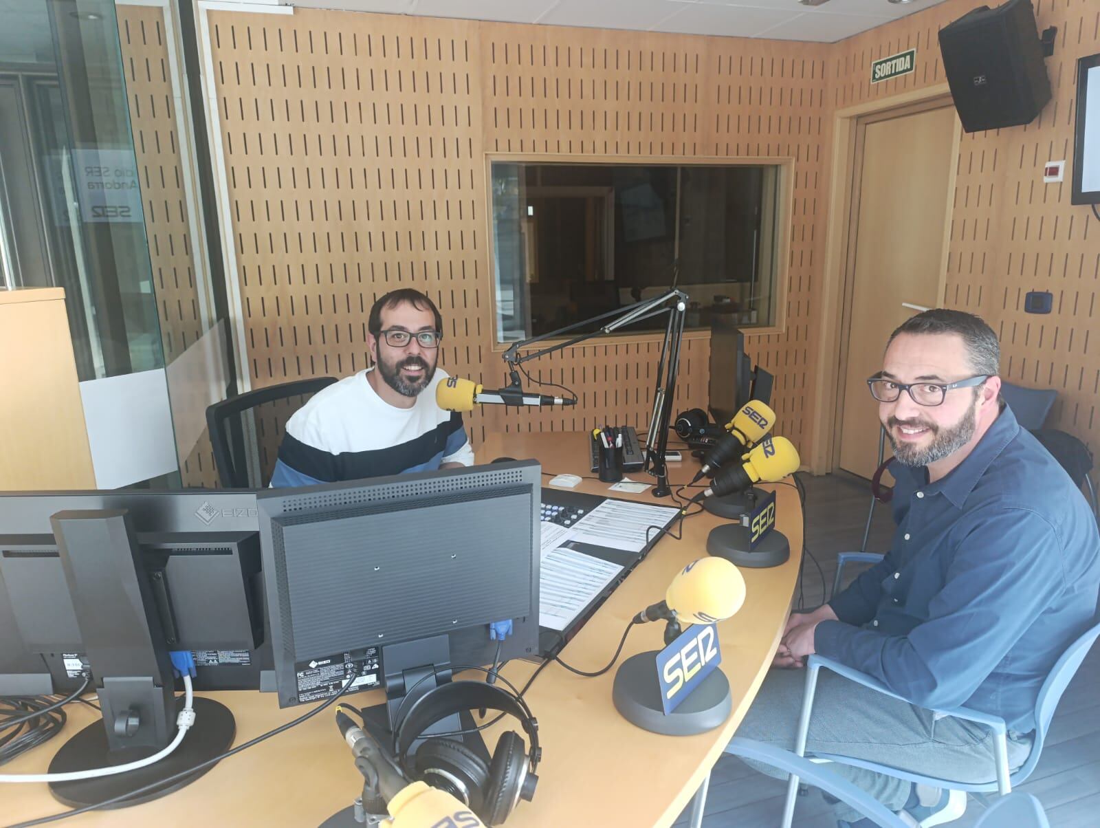 El nou director general de Naturland, Miquel Llanas, als estudis de SER Andorra