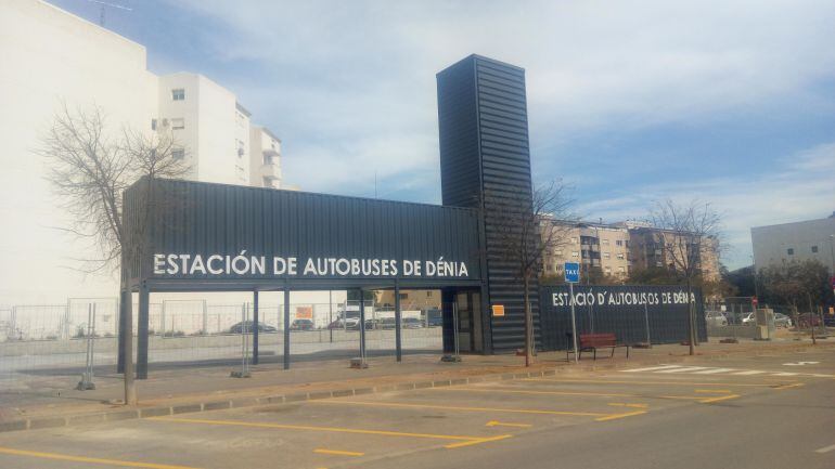 Nueva estación de autobuses de Dénia.