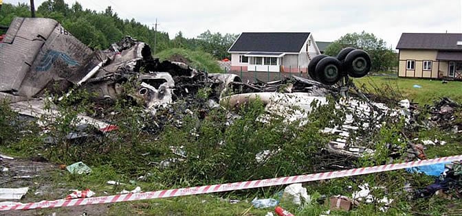 Hay 8 supervivientes que han sido hopitalizados. El accidente se produjo cuando el avión intentaba aterrizar en el aeropuerto de Petrozavodsk, en la región de Karelia