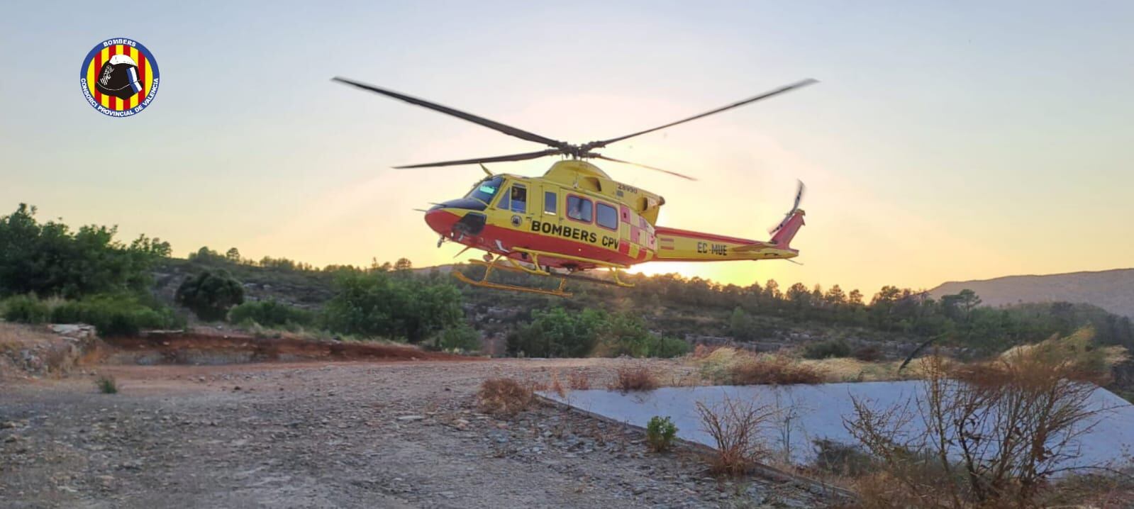 Helicóptero del GERA. Fuente: CPBV