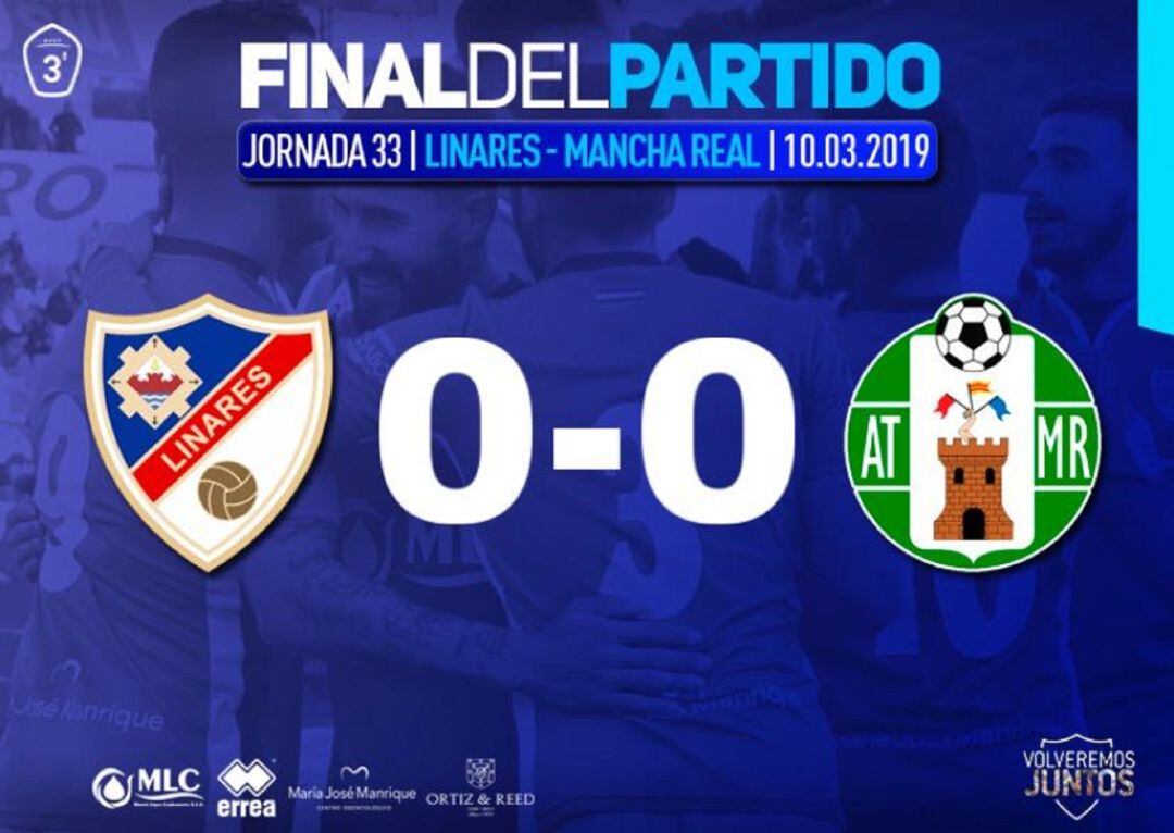 Linares y Mancha Real empatan sin goles en Linarejos