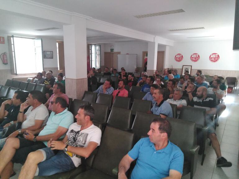 La asamblea se celebró en los locales de UGT en Ponferrada