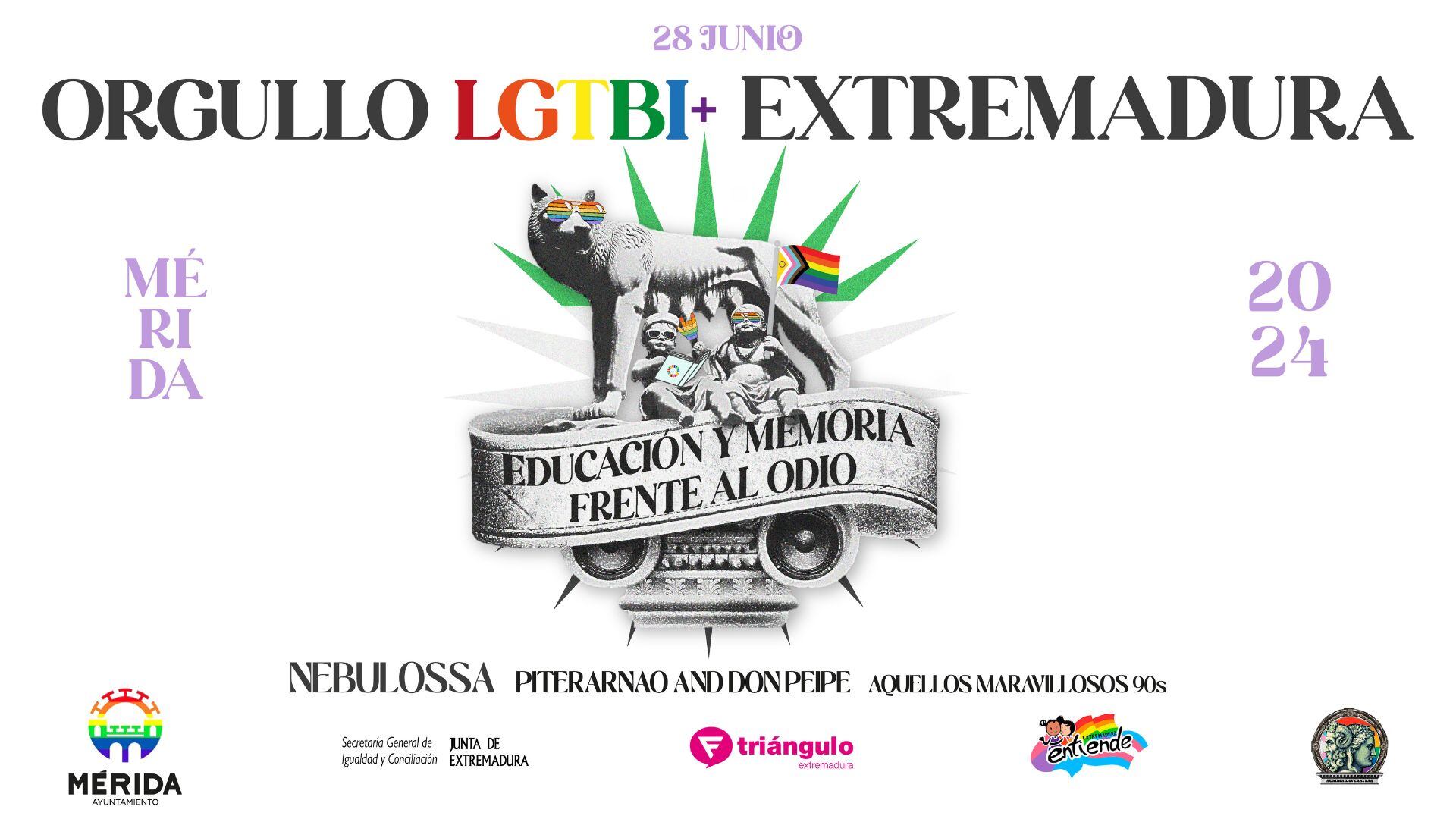 Cartel del Orgullo 2024/ Ayto de Mérida