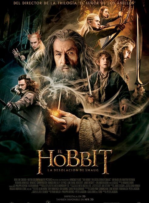 Cartel de &#039;El hobbit, la desolación de Smaug&#039;