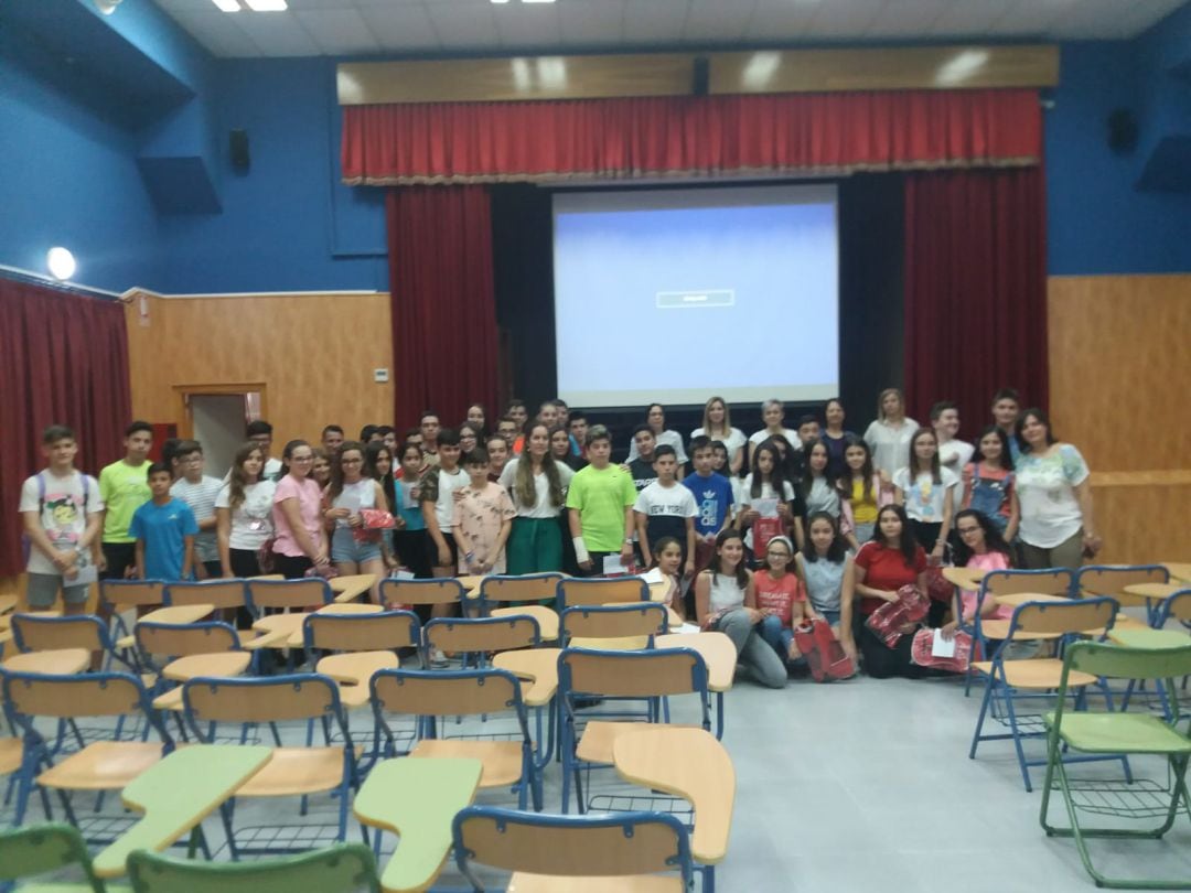 Foto de familia, al final de la presentación