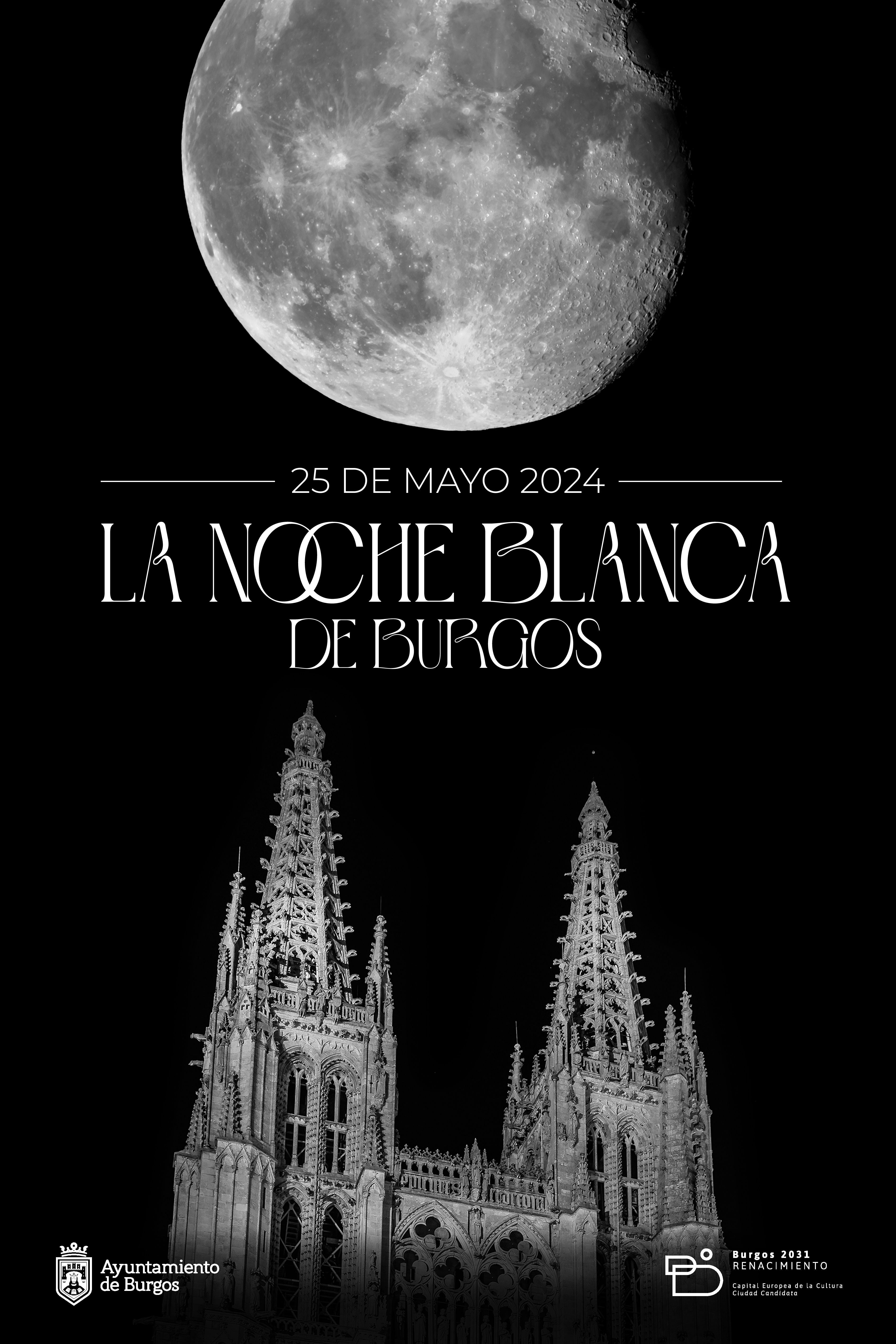 El Ayuntamiento programa 196 propuestas culturales para la Noche Blanca 2024 en Burgos