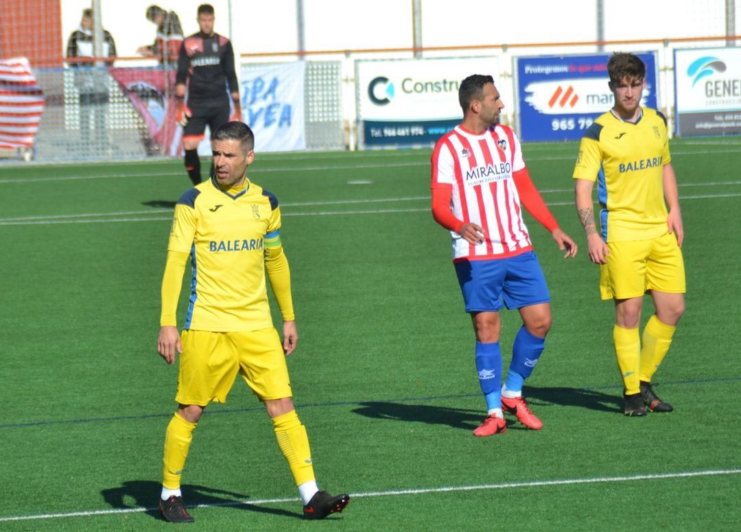 Carlos Ribes en el choque ante el Jávea.