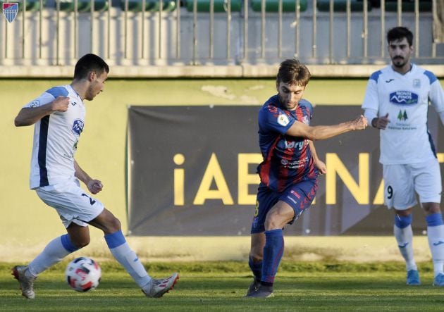 Alex Conde fue el jugador más destacado del partido frente a SD Almazán