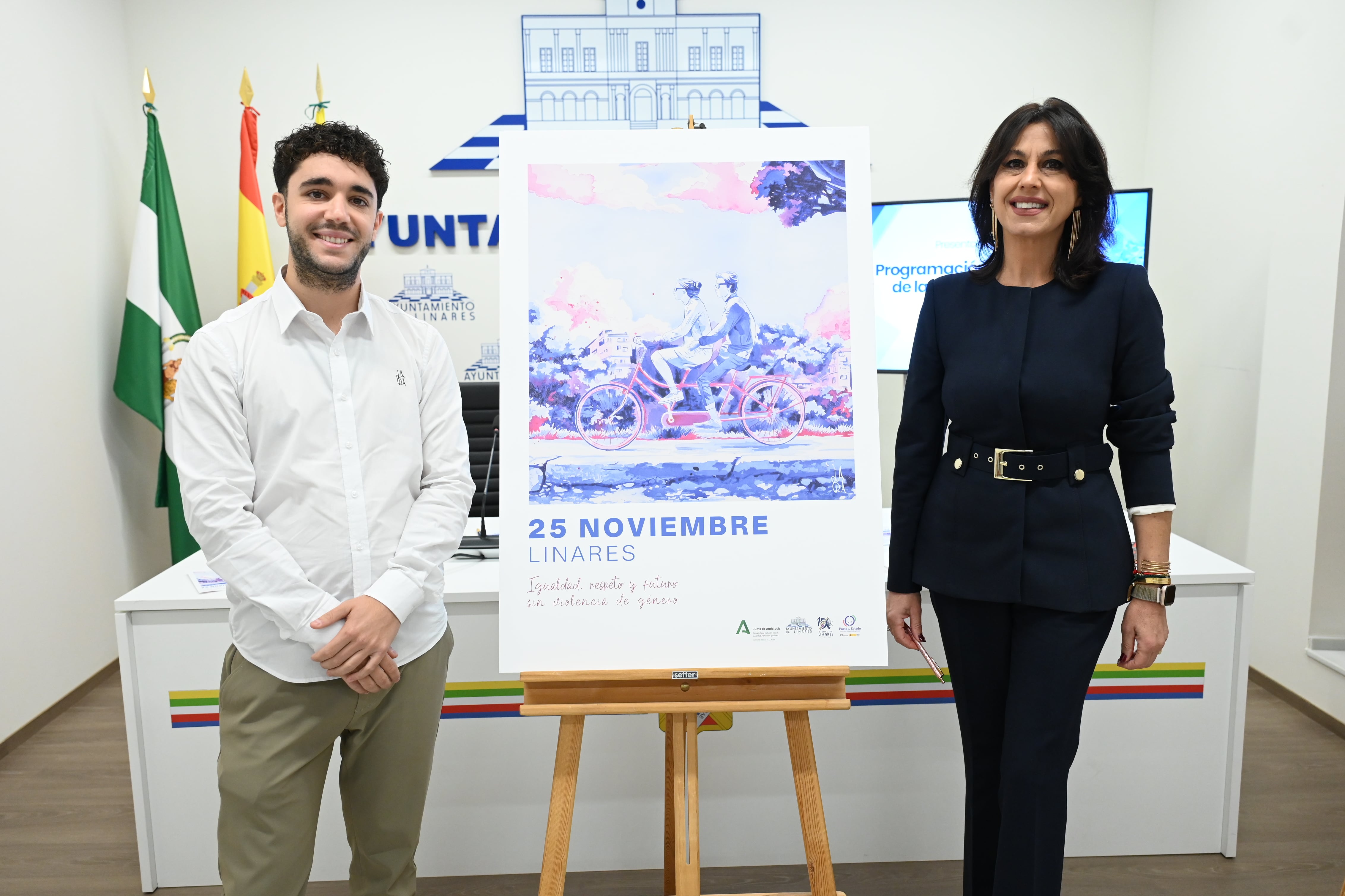 Presentación de la programación del 25N en Linares. 2025.