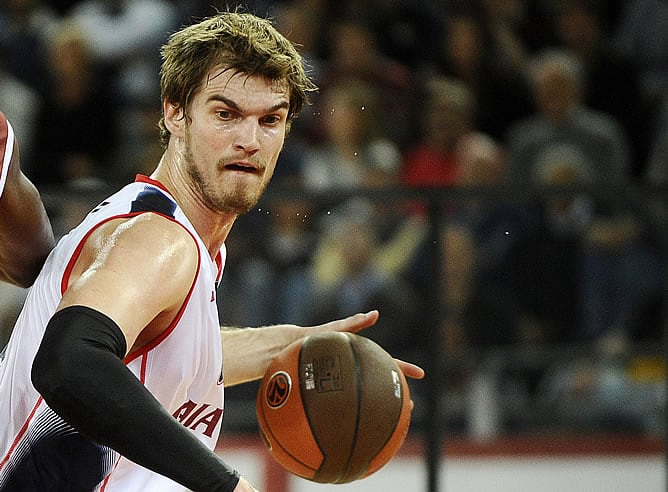 Splitter, durante un partido con el Caja Laboral