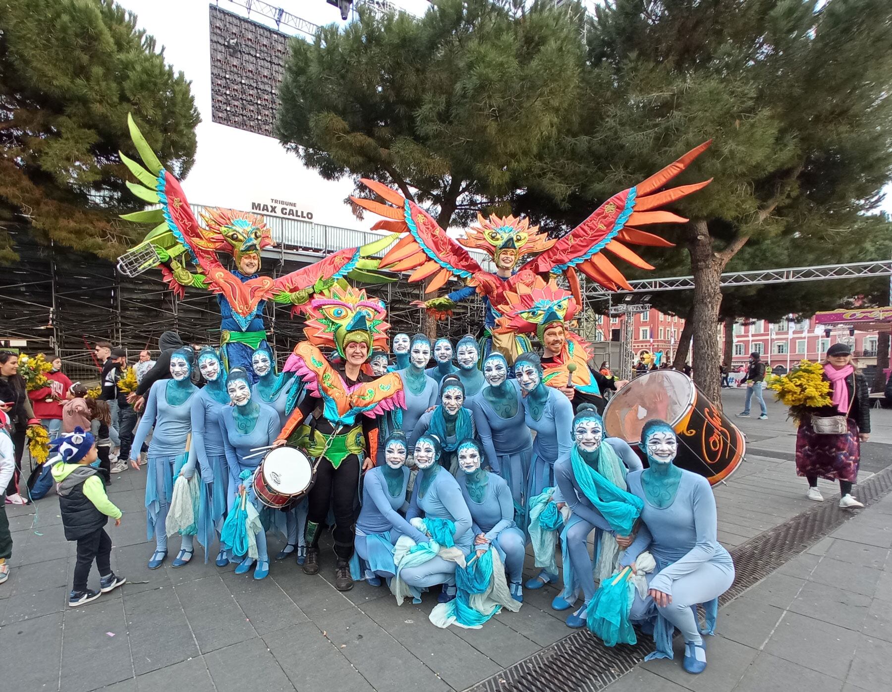 Componentes del ballet de Ana Botella en Niza