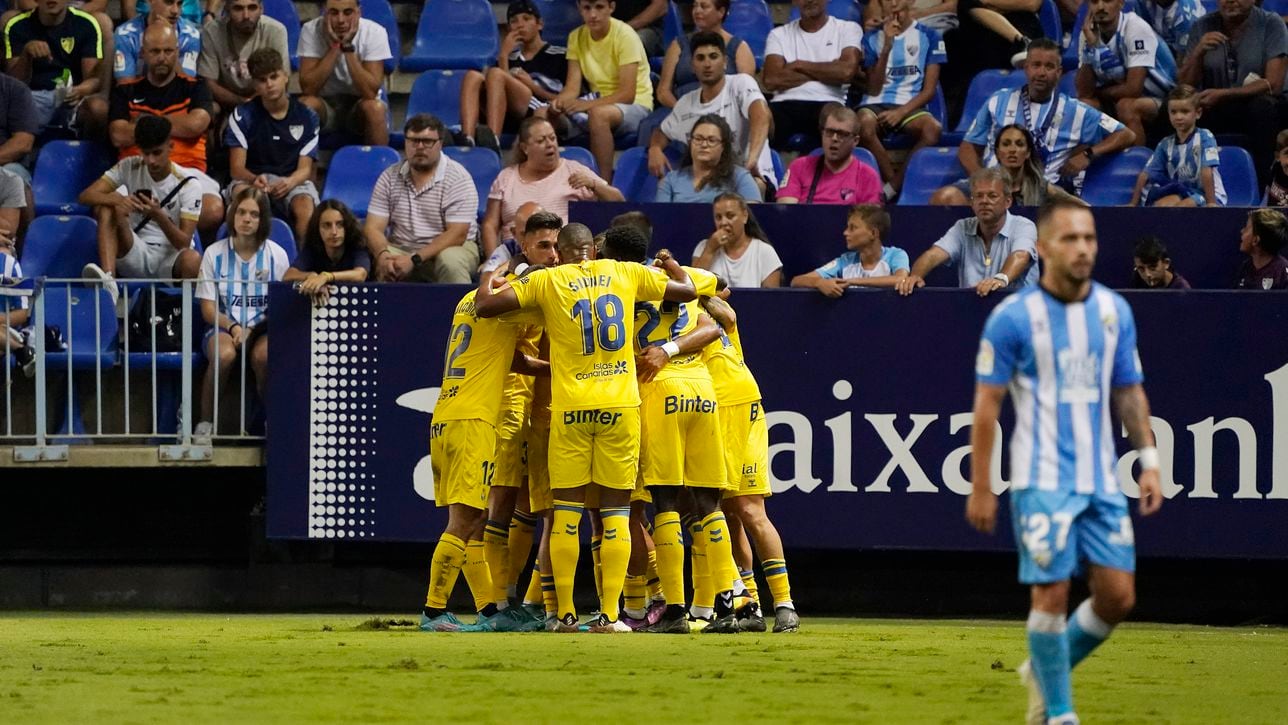 Málaga CF -UD Las Palmas. 2ª jornada de LaLiga SmartBank.
GOL LAS PALMAS