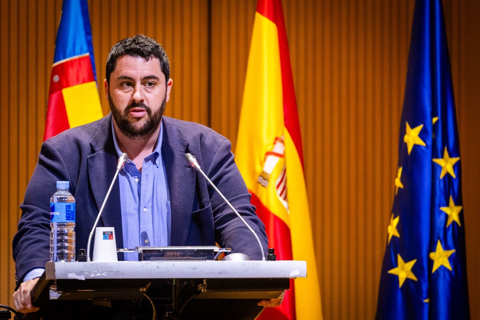 El alcalde de Nules, David García, ha impulsado la recogida de firmas.