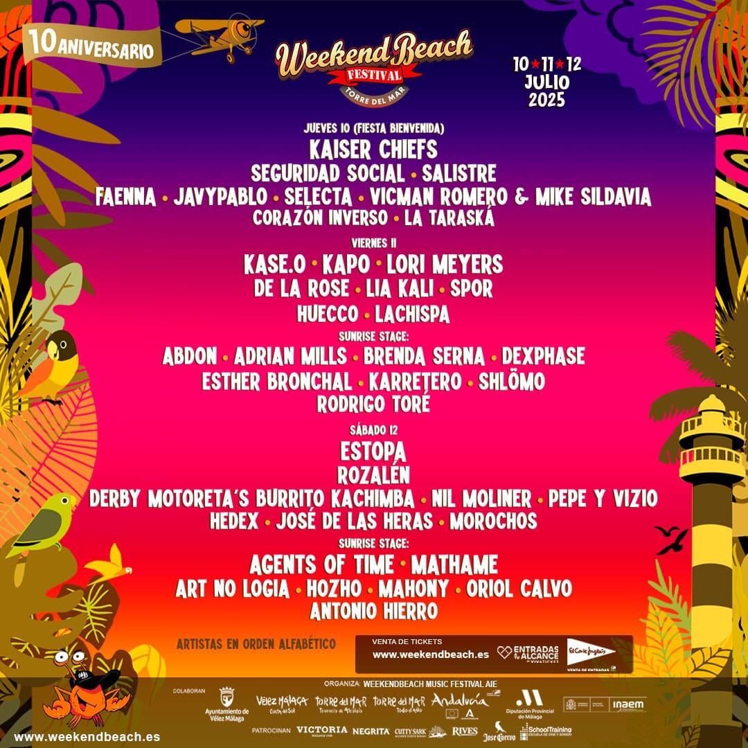 Cartel final horarios