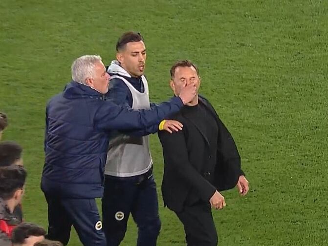 La agresión de Mourinho