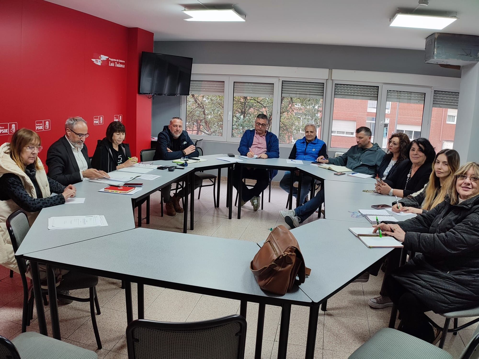 PSOE Ponferrada en la reunión ejecutiva local