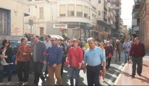 Marcha organizada por el PSOE