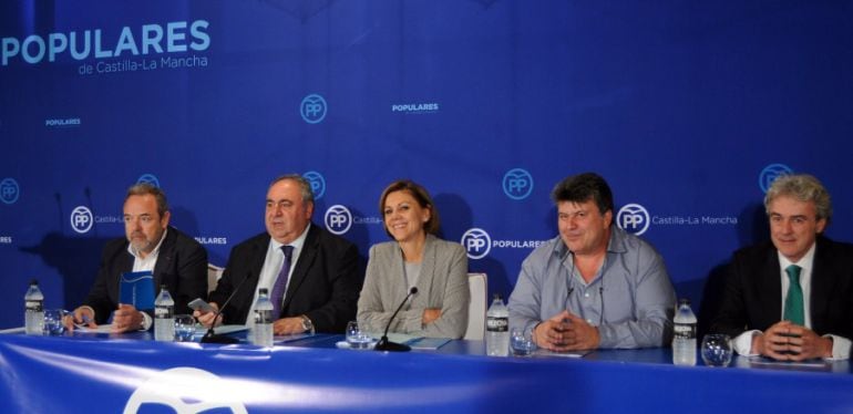 Junta Directiva del PP de Castilla-La Mancha presidida por María Dolores de Cospedal