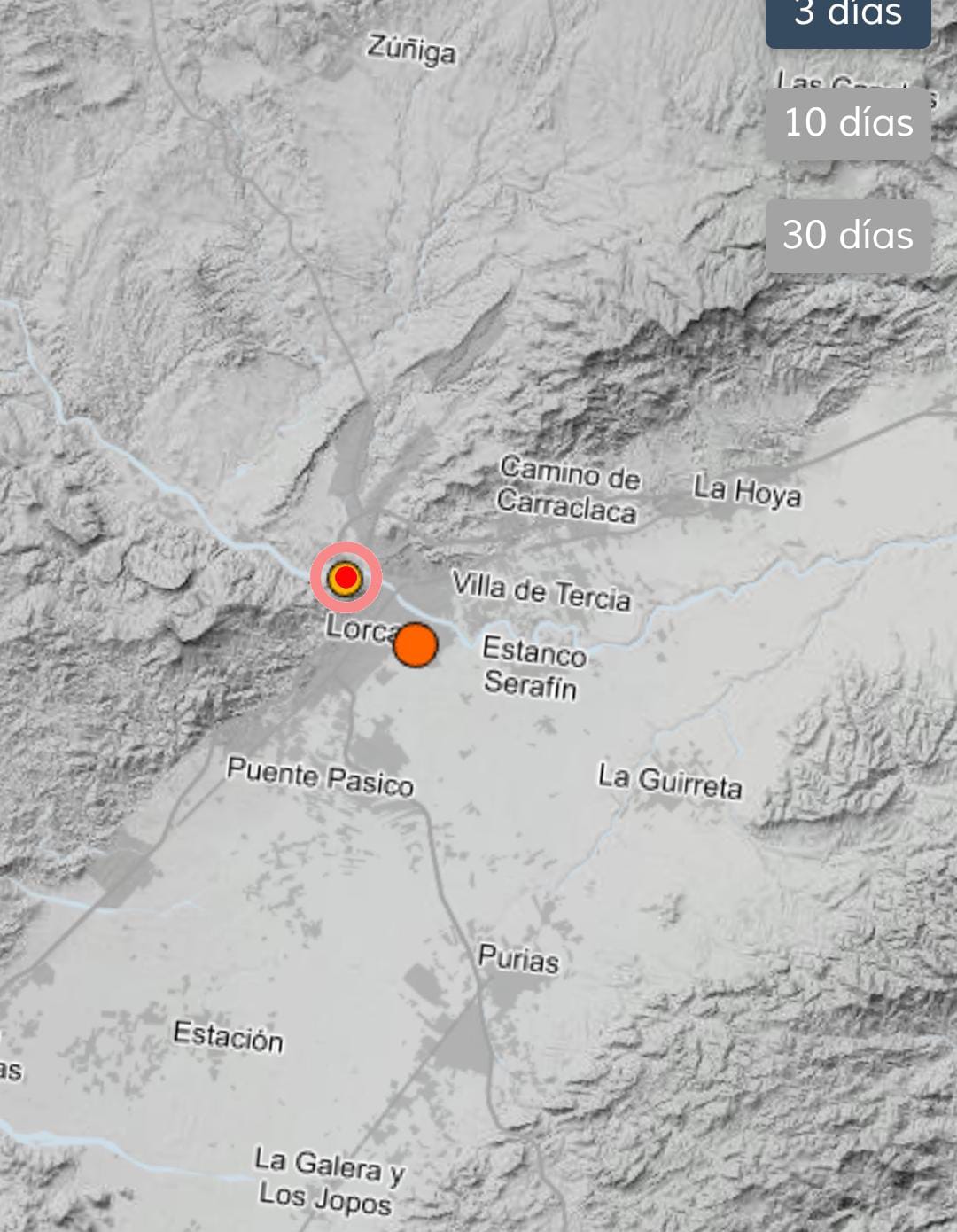 Dos terremotos se sienten en Lorca