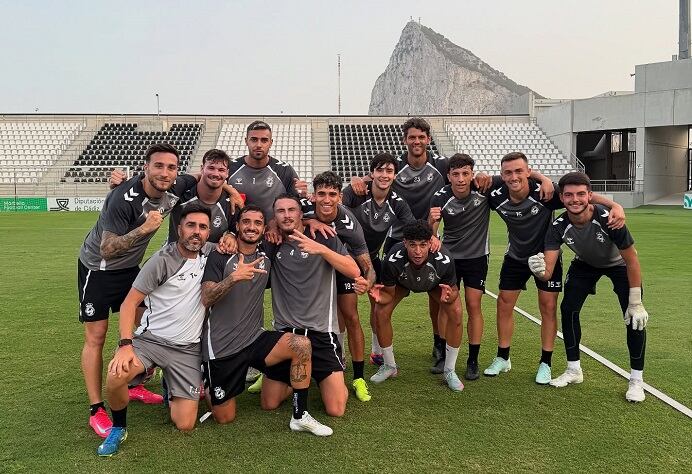 Un entreno de la Balona