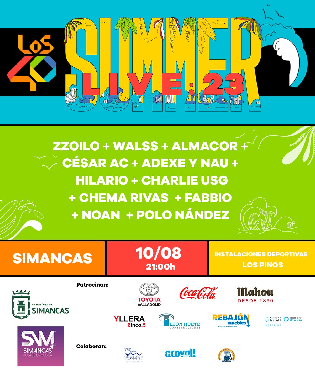 LOS40 SUMMERLIVE - Simancas 2023