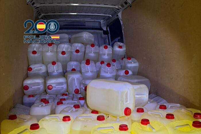 Petacas intervenidas por la Policía