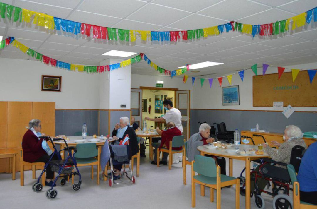 Espacio de una residencia de ancianos