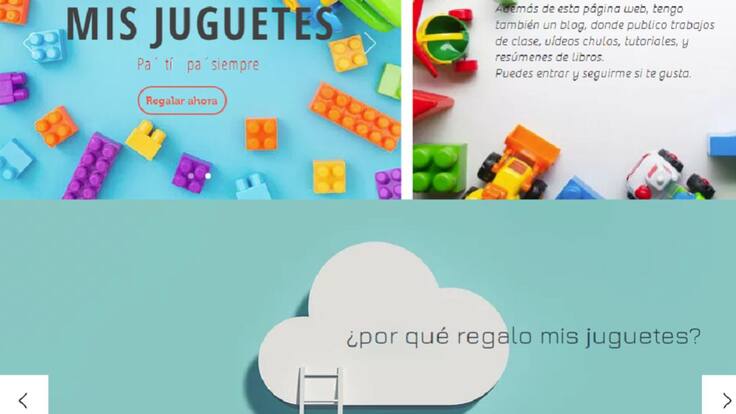 Hugo regala sus juguetes