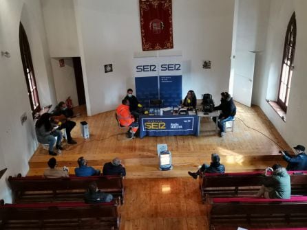 Hoy por Hoy Huelva en directo desde la Capilla Presbiteriana del Barrio de Bella Vista en Minas de Ríotinto (Huelva)