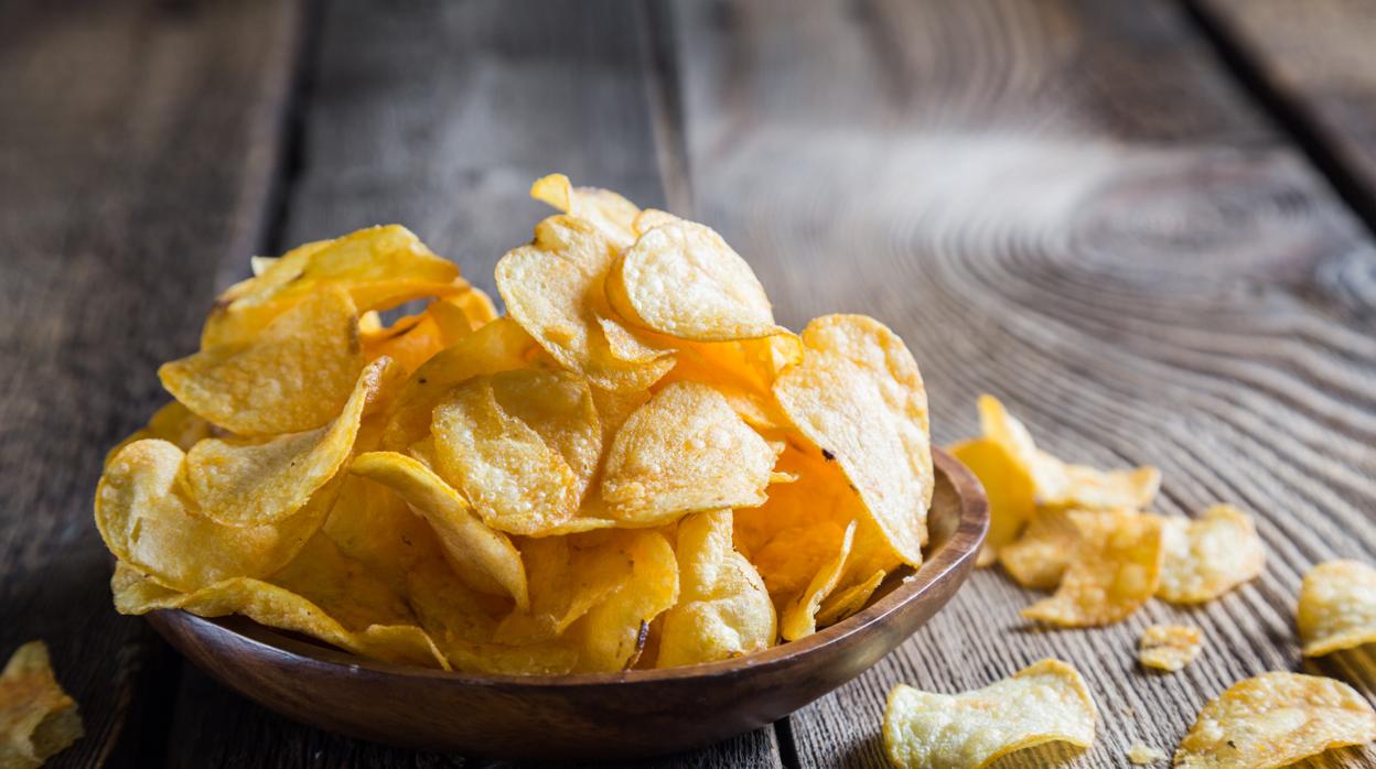 Patatas fritas en un plato