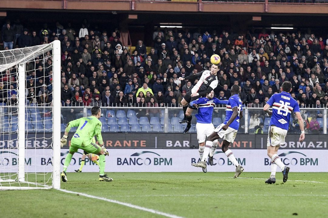 El golazo de Cristiano Ronaldo a la Sampdoria.