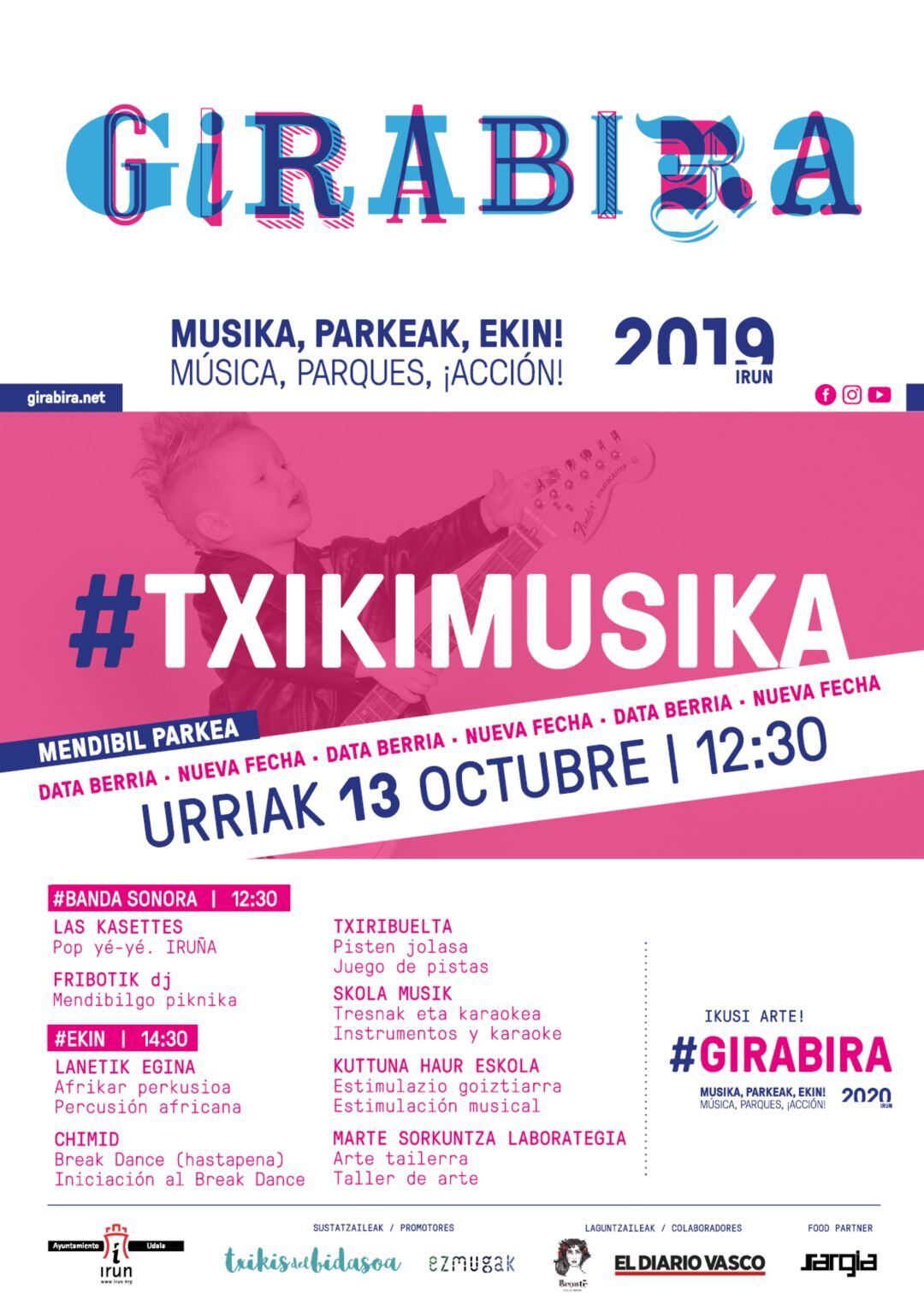 Cartel del cierre de Girabira 2019 
