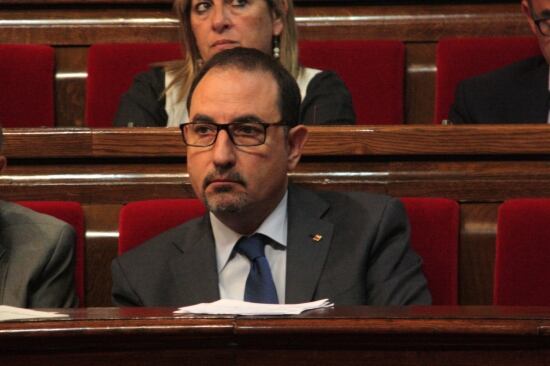 El Conseller d&#039;Interior, Ramon Espadaler, al Parlament de Catalunya