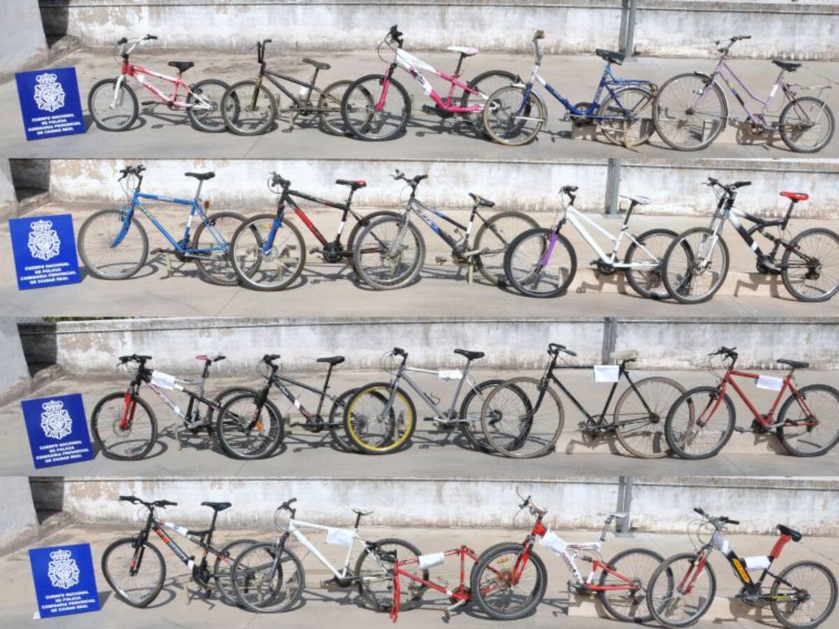 ¿Le han robado su bici? Visite la exposición de la policía nacional en Ciudad Real