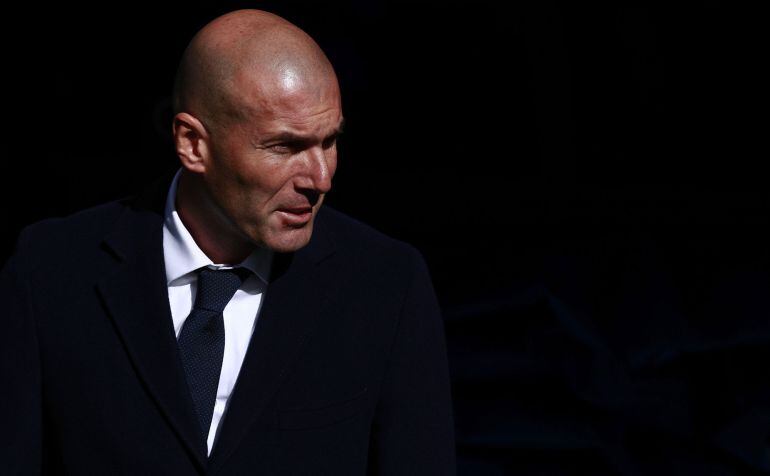Zinedine Zidane, entrenador del Real Madrid 