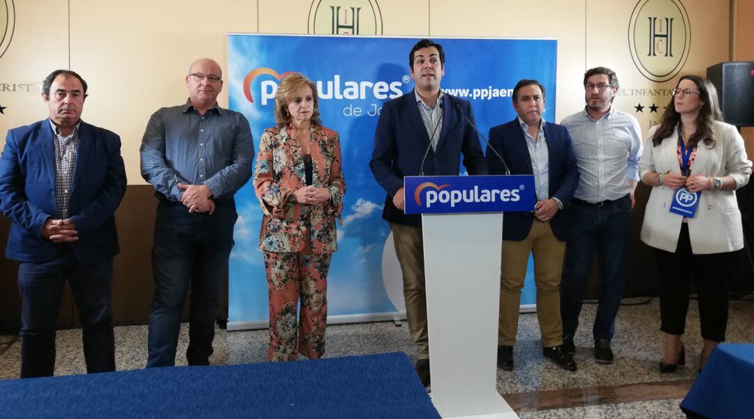 El presidente provincial del PP, Juan Diego Requena, valora los resultados obtenidos.